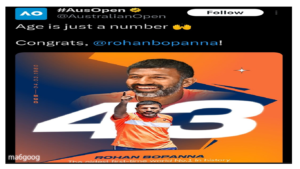 Bopanna Shatters Age Barriers, Secures Title of Tennis World No. 1